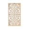 Brown Wood Bohemian Floral Wall Decor 37" x 17" x 2"